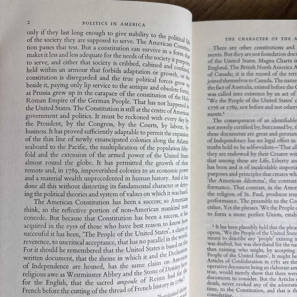 1954 Politics In America By D.W.‎ Brogan, Rough Cut-See Pictures